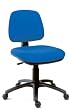 BUDGET Medium-Back Computer Operator Chair (no arms) Blue, Burgundy or Gray