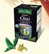 Chai Green Tea (96% Organic) - 16 - Bag by Yogi Teas
