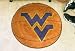 NCAA WEST VIRGINIA MOUNTAINEERS BASKETBALL SHAPED DOOR MAT RUG