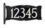 4" Address Number Post Sign
