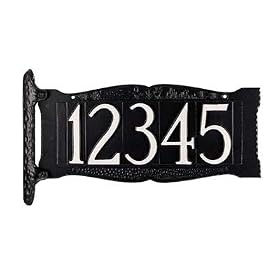 4 Address Number Post Sign by 