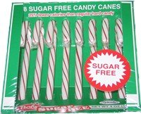 Spangler's Sugar Free Red & White Peppermint Canes, 9 count, Made in America