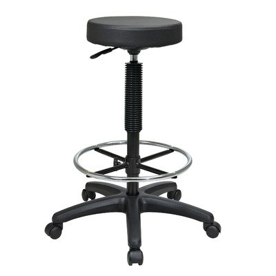 Office Star Pneumatic Drafting Chair Backless Stool