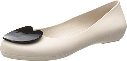mel Dreamed by melissa Women's Pop Heart Ballet Flat