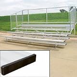 15 Stationary Aluminum Bleachers (5 Rows)
