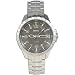 Fossil Gunmetal Dial Metal Band Watch - Men's