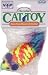 Vo-Toys Neon Rope Mouse with Feathers Cat Toy