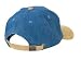 NEW Port Authority - 2-Tone Brushed Twill Cap with Suede Visor, Button and Closure Denim/Tan-OSFA