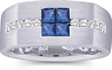 Peter Lam Quad Sapphire and 1/4ctw Diamond Ring