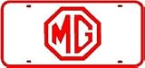 MG LICENSE PLATE exotic sport car street sign