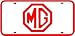 MG LICENSE PLATE exotic sport car street sign