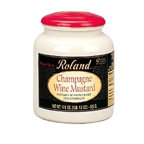 Roland Fancy Champagne Wine Mustard, 17.6 oz