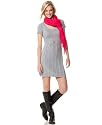 Pink Rose Short Sleeve Babydoll Sweater Dress