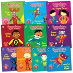 Superhero Phonic Readers Pack, 10 books, RRP £49.90 (Superhero Phonic Readers :The Cat in the Mask, Cow Boy, Invisible Liz, Jumping Jade, Stella Stone, The Super Reader, Super Robot, Supertwins, X-Ray Rex, Zain Zoom). (Superhero Phonic Readers)