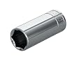 Deep Socket 6 Point Crv - 3/8-Inch Drive x 19MM