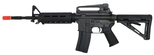 King Arms M4 MOE Airsoft Gas Gun Rifle Black