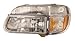 Anzo USA 111040 Ford Explorer Crystal with Amber Corner Chrome Headlight Assembly - (Sold in Pairs)