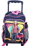 Barbie Girl Rolling backpack : luggage style school bag