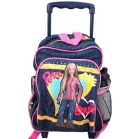 Barbie Girl Rolling backpack : luggage style school bag