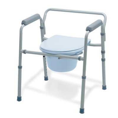 3-in-1 Folding Steel Commode Box of 4