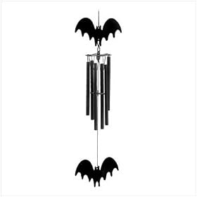 SPOOKY BAT WINDCHIMES HOME KIDS HALLOWEEN DECORATION