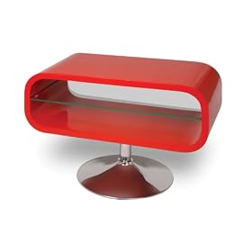 Opod OP80R - LCD & Plasma TV  Stand to 32" - Gloss Red