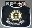 Boston Bruins Baby Bib-Black team color