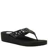 sandals resort:Yellow Box regular Womens sand wedge Thong dark Sandals