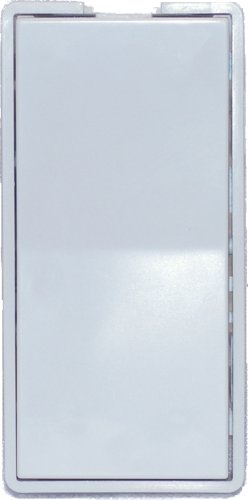 Simply Automated ZS11-W Custom Series Single Faceplate, White