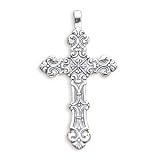 2 Ornate Antique Cross Pendant