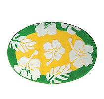 SURF RUG/MAT - SKIM BOARD 24X36 YELLOW GREEN HAWAII