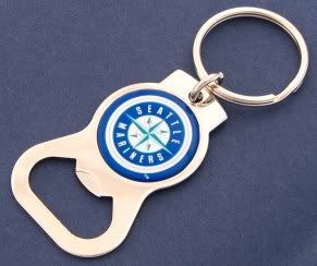 Seattle Mariners Bottle Opener Keychain