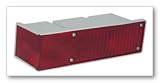 SMALL TRAILER LIGHTING, RED, WRAP-AROUND 5-IN-1 TAIL, RH