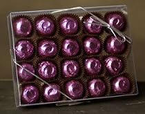 Amber Lyn Chocolates - Sugar Free - Dark Raspberry Truffles - 20