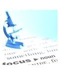 Microscope Sitting on Definition of Focus Art Styles Photographic Poster Print, 30x40