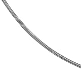 Sterling Silver Snake 1.4mm Chain Necklace 20"