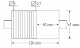 ELECTRIC ROLLING MILL COMBINATION FLAT AND WIRE ROLLS 120MM