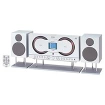 Jensen Wall Mountable Front Loading Dual MP3 CD System - JMC-670 (Silver)