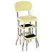 Cosco Retro Chair/Step Stool, Yellow # 11-120CBY1