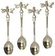 Decorative Stainless Steel Dragonfly Mini Spoon Set of Four
