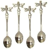 Decorative Stainless Steel Dragonfly Mini Spoon Set of Four