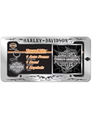 CHROMA(TM) A PLASTICOLOR(R) COMPANY Harley Davidson License Plate Frame Travel Kit 6036H