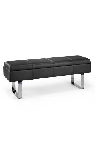 Soho Delfino 48w Storage BLACK LEATHER