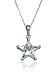 Sterling Silver 10mm Cubic Zirconia Star Pendant