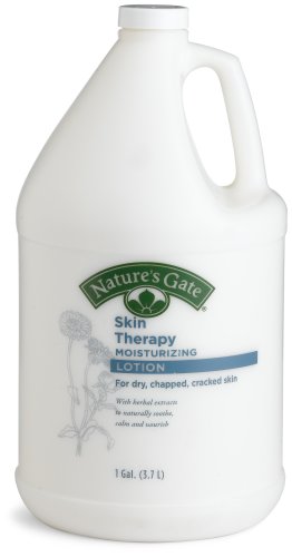 Nature's Gate Skin Therapy Moisturizing Lotion for Dry, Chapped Skin, 128-Ounce Jug