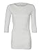 Bella Women's Gwen 3/4 Sleeve Boatneck Jersey Scoop Neck T-shirt