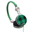 WeSC - Checked Banjo Headphones In Blarney Green
