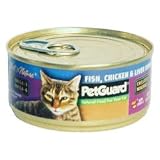 PetGuard Fish, Chicken and Liver Dinner for Cats (12/5.5 oz cans)