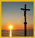 Cross at Sunset Bookmark