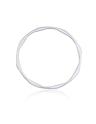 Sterling Silver Bangle size 8" | ELLE Jewelry # B0025